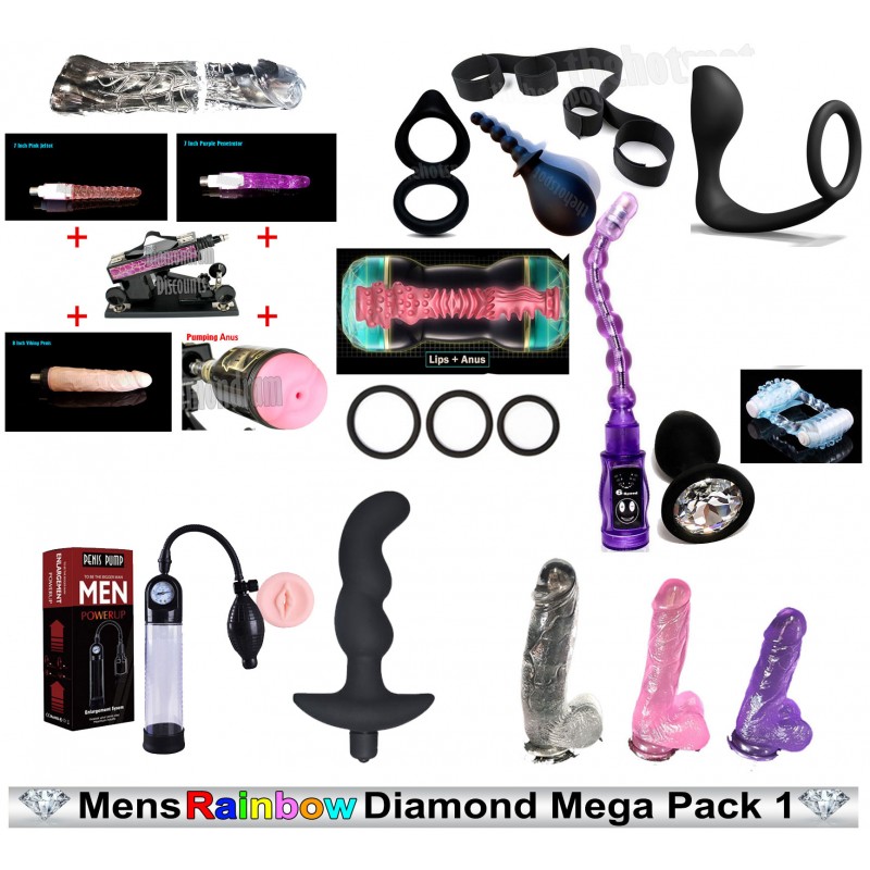 Gay Mens Couples Diamond Pack 1 Sex Toy Mega Pack
